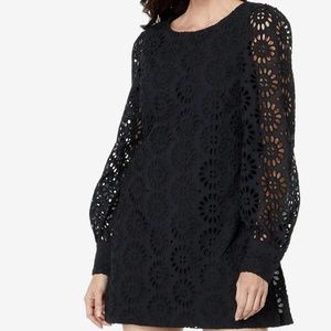 Lily Pulitzer Black Eyelet Romper